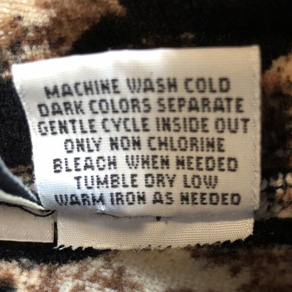 Jason Maxwell Shirt Womens XL Black Velour Leopard Print Sweater Pullover Casual - Picture 9 of 10